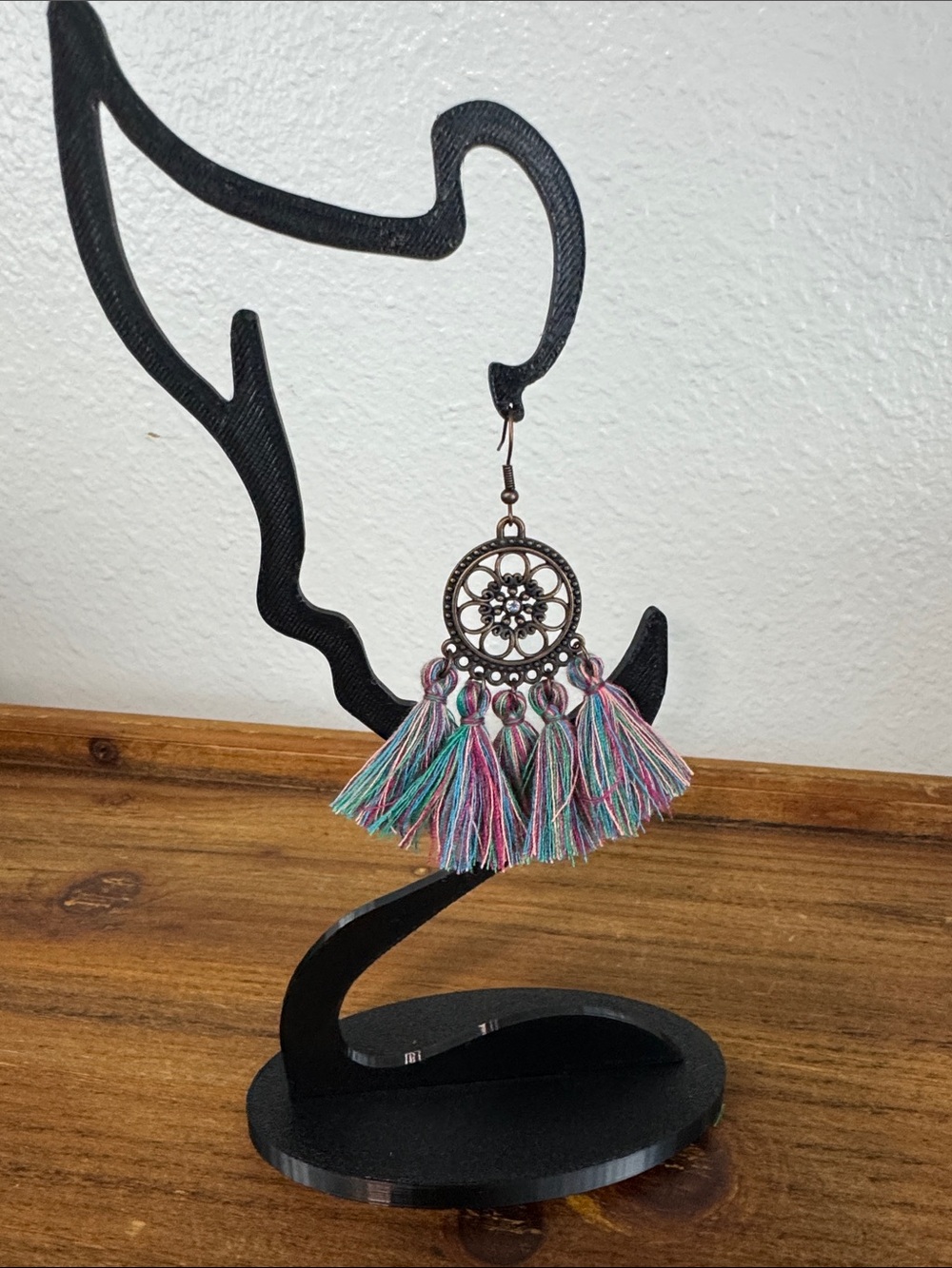 Bohemian Multicolor Tassel Dangle Earrings